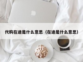 代购在途是什么意思（在途是什么意思）