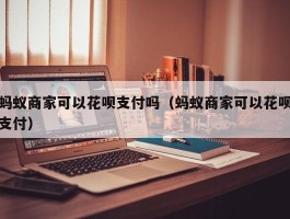 蚂蚁商家可以花呗支付吗（蚂蚁商家可以花呗支付）